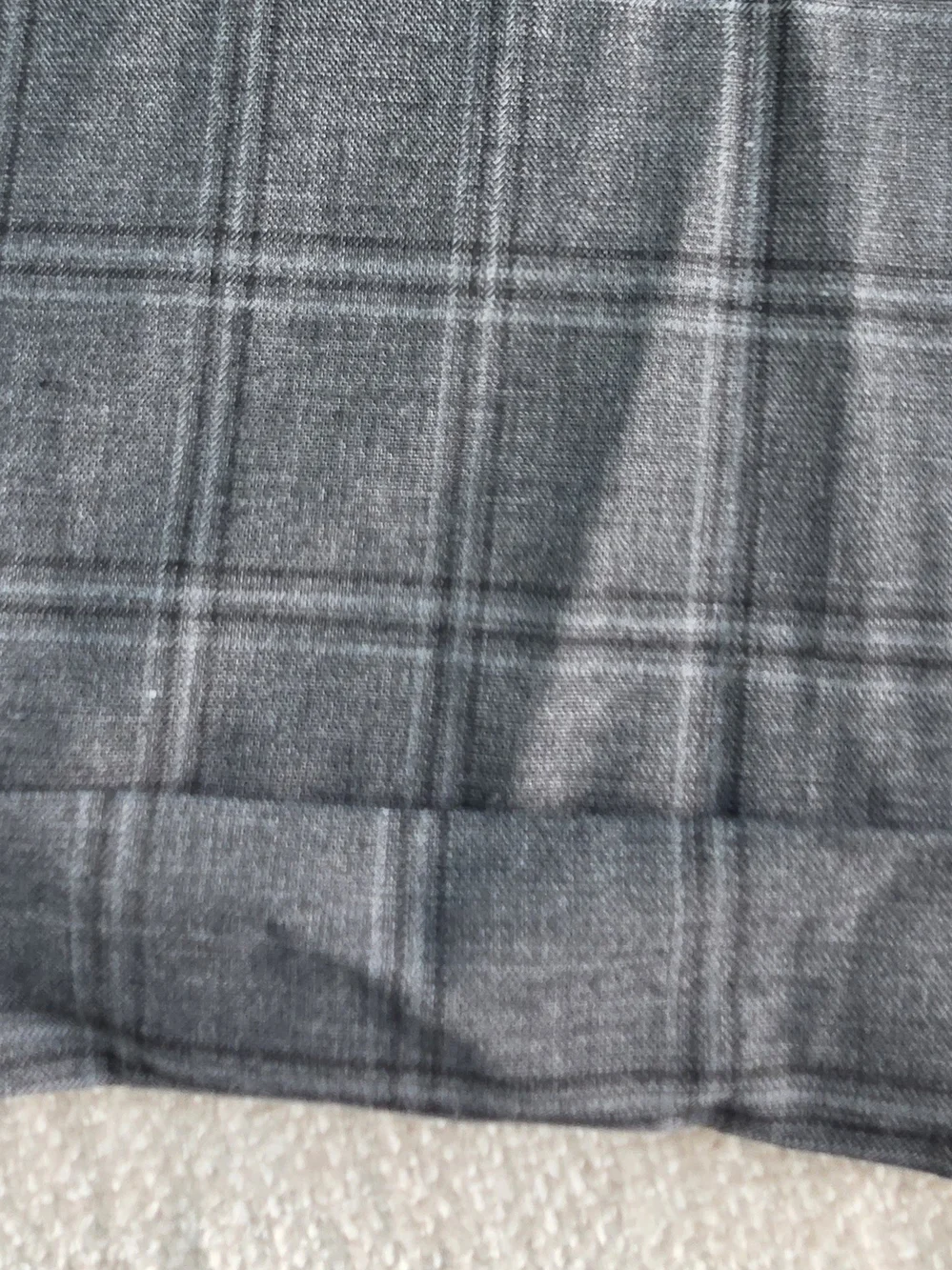 Ralph Lauren Classic Fit Pleated Dress Pants 42x30 Gray Windowpane Stretch